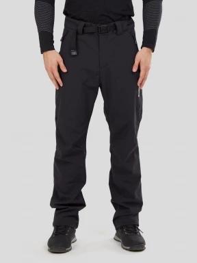 pantaloni de drumetie pt. barbati Fundango Akira Softshell Pants negru 1