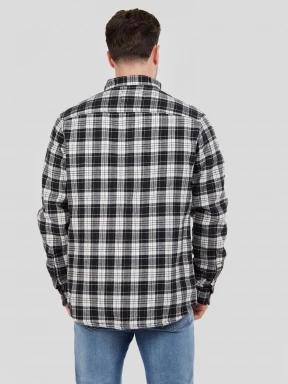 jacheta camasa pt. barbati Fundango Roddy Lined Shirt negru 3