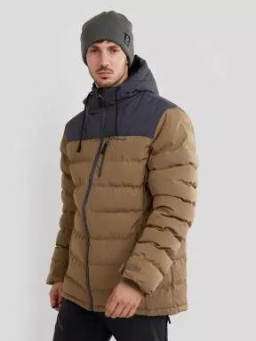 jacheta de strada pt. barbati Fundango Passat Padded Jacket maro 1