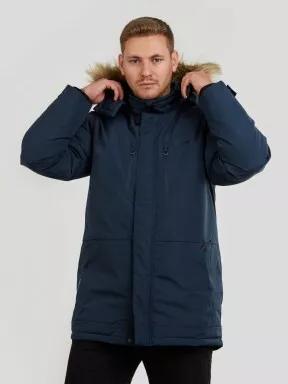 jacheta de iarna pt. barbati Fundango Spirit Parka Jacket albastru inchis 1