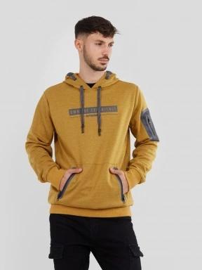 pulover pt. barbati Fundango Force Tech Pullover maro 1