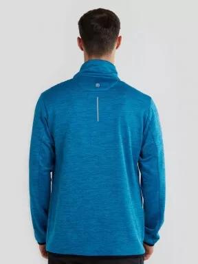 pulover polar pt. barbati Fundango Jefferson Fleece Jacket albastru deschis 3