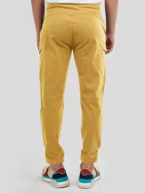 pantaloni cargo pt. barbati Fundango Arbor Cargo Pants galben 3