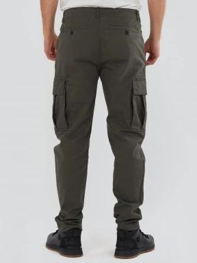 pantaloni cargo pt. barbati Fundango Chuck Cargo Pants oliv 3
