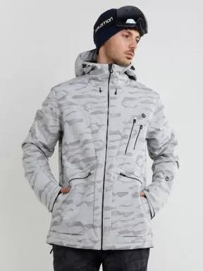 geaca de schi pt. barbati Fundango Decatur Jacket alb 1