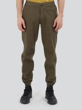 pantaloni de sport pt. barbati Fundango Python Climbing Pants oliv 1