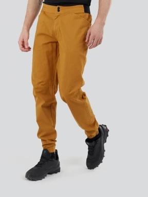 pantaloni de sport pt. barbati Fundango Python Climbing Pants galben 1