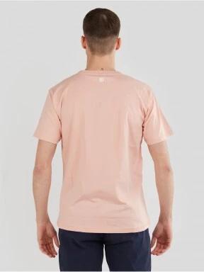 tricou cu maneci scurte pt. barbati Fundango Talmer Pocket T-shirt roz 3