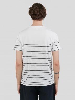 tricou cu maneci scurte pt. barbati Fundango Jaggy Pocket T-shirt alb 3