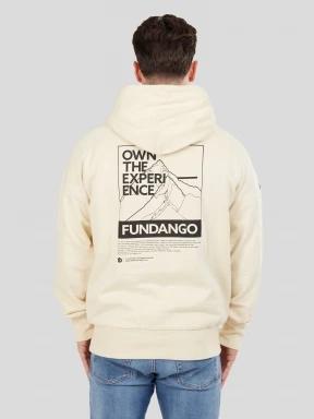 pulover pt. barbati Fundango Talis Hooded Sweatshirt nisip 3