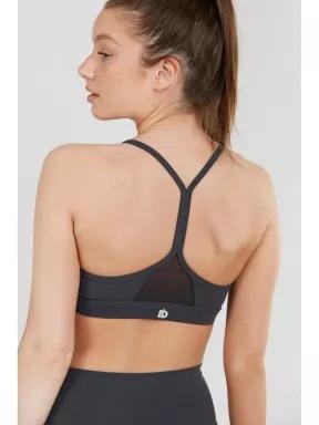 sutien pentru sport pt. femei Fundango Cane Mid Support Sportbra gri 3