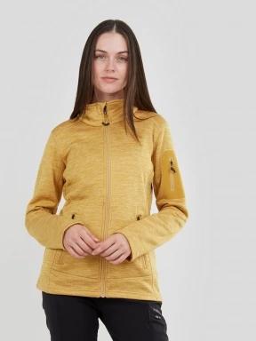 pulover polar pt. femei Fundango Antila Fleece Jacket galben 1