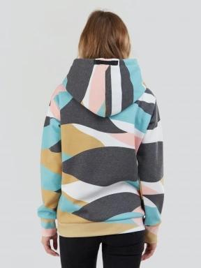 pulover cu gluga pt. femei Fundango Challenger Pullover multicolor 3