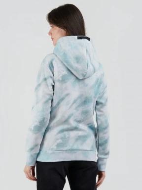 pulover cu gluga pt. femei Fundango Challenger Pullover albastru deschis 3