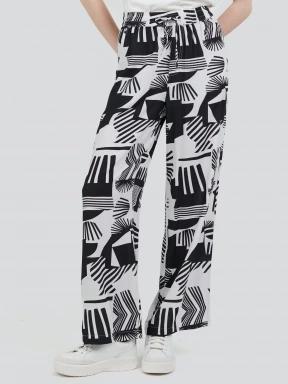 pantaloni lungi pt. femei Fundango Poppy Pants negru 1