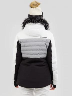 geaca de schi matlasata pt. femei Fundango Salina Padded Jacket alb 3