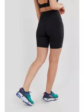 pantaloni scurti pentru sport pt. femei Fundango Estel High Rise Short negru 3