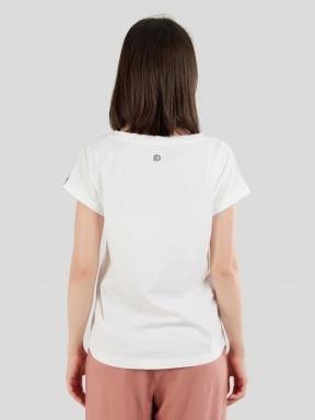 tricou cu maneci scurte pt. femei Fundango Atmos T-shirt alb 3