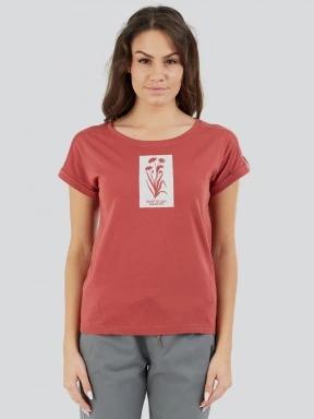 tricou cu maneci scurte pt. femei Fundango Lima T-shirt rosu 1