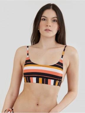 sutien bikini pt. femei Fundango Moana Bralette Top negru 1