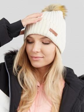 caciula cu mot pt. femei Fundango Merna Beanie alb 3