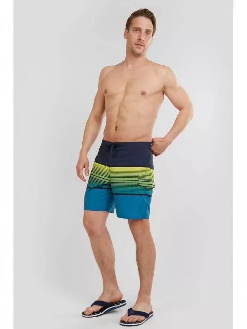 sort de plaja pt. barbati Fundango Salimu Boardshort albastru inchis 5