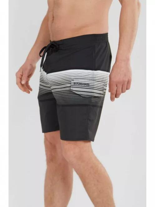 sort de plaja pt. barbati Fundango Salimu Boardshort negru 3