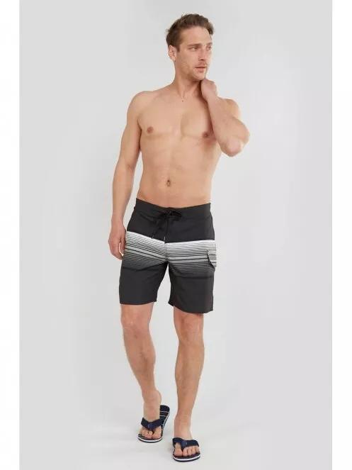 sort de plaja pt. barbati Fundango Salimu Boardshort negru 5