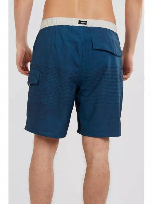 sort de plaja pt. barbati Fundango Navala Boardshort albastru inchis 3