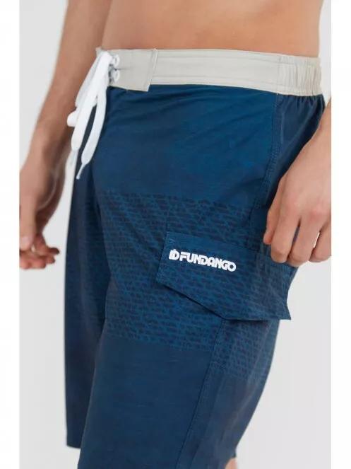 sort de plaja pt. barbati Fundango Navala Boardshort albastru inchis 4