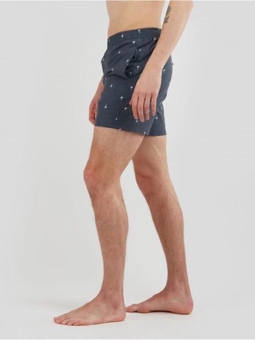 sorturi de baie pentru barbati pt. barbati Fundango Bono Print Boardshort albastru inchis 4
