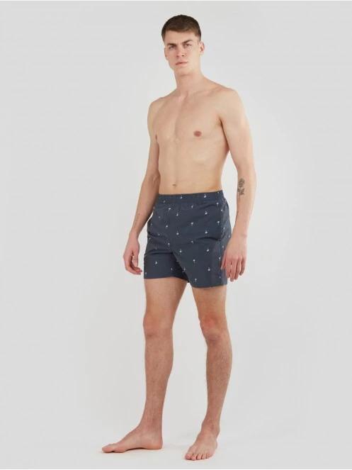 sorturi de baie pentru barbati pt. barbati Fundango Bono Print Boardshort albastru inchis 5