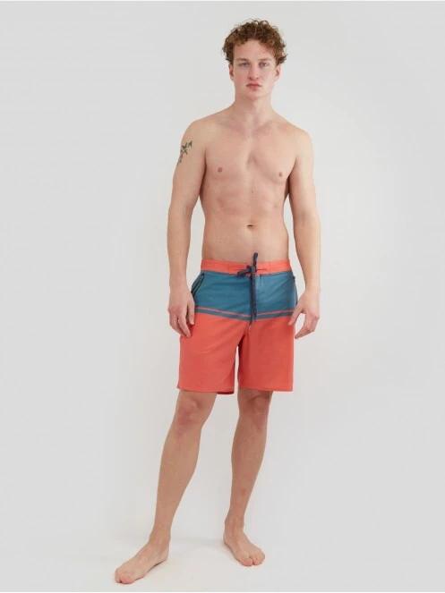 sort de plaja pt. barbati Fundango Morris Boardshort rosu 4