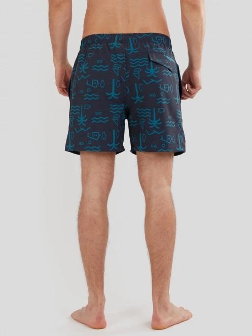 boardshort pt. barbati Fundango Bono Print Boardshort albastru 3