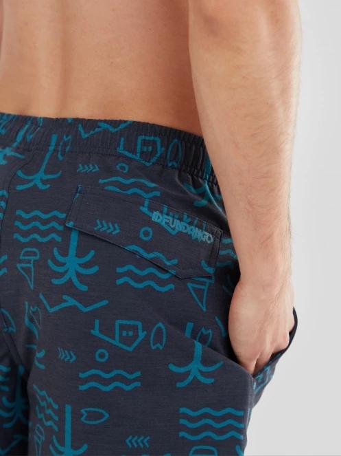 boardshort pt. barbati Fundango Bono Print Boardshort albastru 6