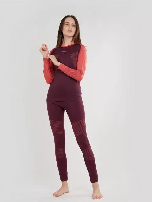 set de lenjerie de corp pt. femei Fundango Seamless Baselayer Set magenta 2