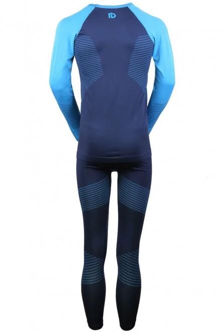 set de lenjerie de corp pt. barbati Fundango Seamless Baselayer Set albastru 6