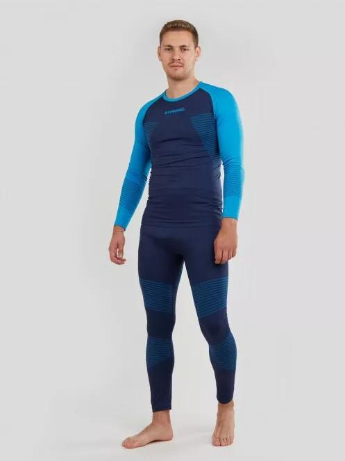 set de lenjerie de corp pt. barbati Fundango Seamless Baselayer Set albastru 2