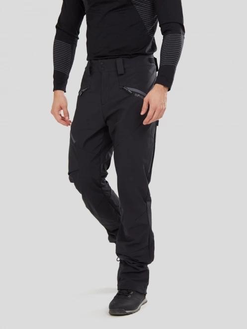 pantaloni de drumetie pt. barbati Fundango Rob Softshell Pants negru 5