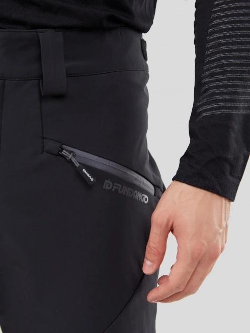 pantaloni de drumetie pt. barbati Fundango Rob Softshell Pants negru 6