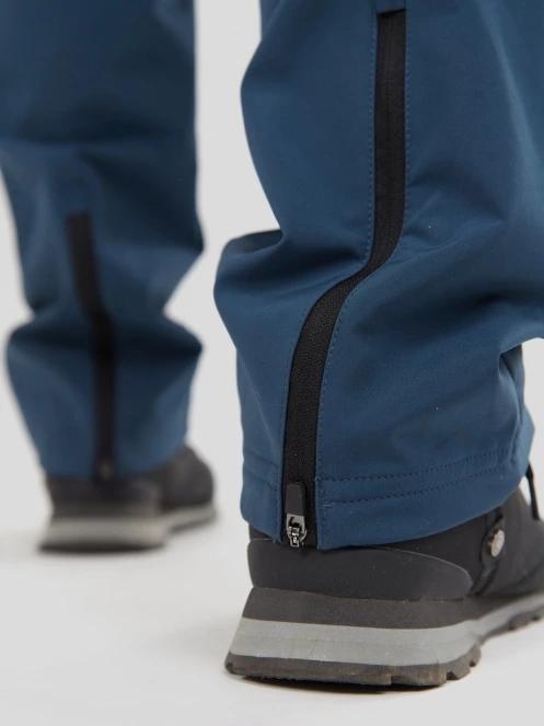 pantaloni de drumetie pt. barbati Fundango Akira Softshell Pants albastru 9