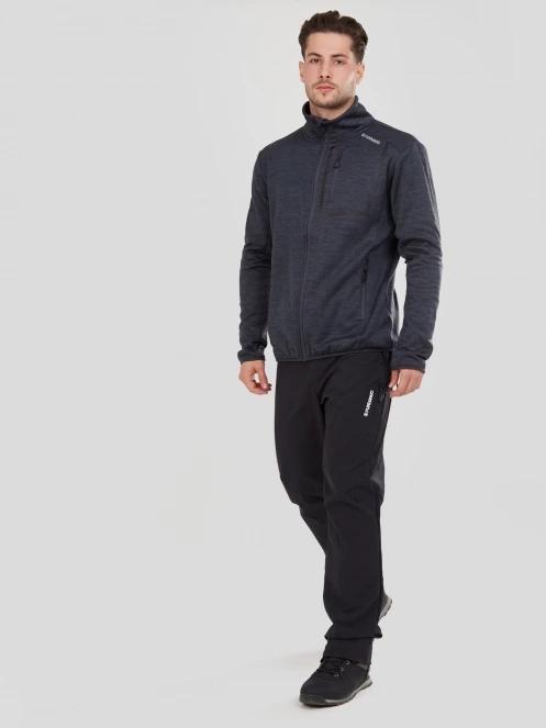 pantaloni de drumetie pt. barbati Fundango Akira Softshell Pants negru 4