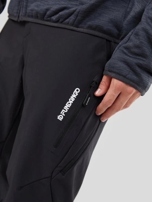 pantaloni de drumetie pt. barbati Fundango Akira Softshell Pants negru 6