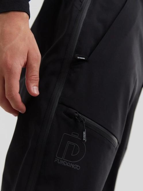 pantaloni de schi pt. barbati Fundango Mugo Fullzip Pants negru 10