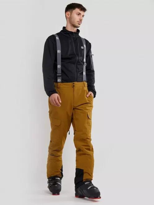 pantaloni de schi pt. barbati Fundango Sierra Colourblock Pants maro 4