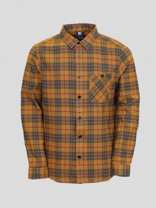 camasa cu maneci lungi pt. barbati Fundango Harris Shirt maro 8
