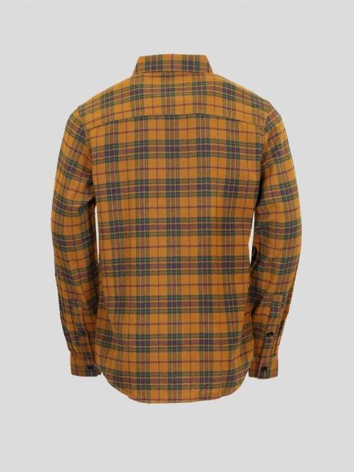 camasa cu maneci lungi pt. barbati Fundango Harris Shirt maro 9