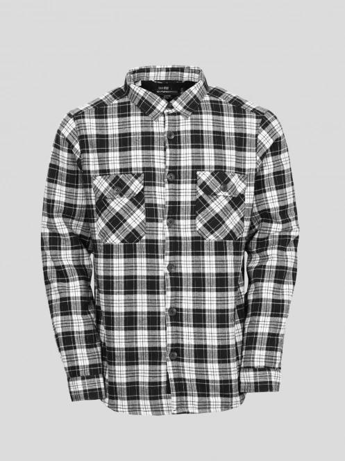 jacheta camasa pt. barbati Fundango Roddy Lined Shirt negru 9