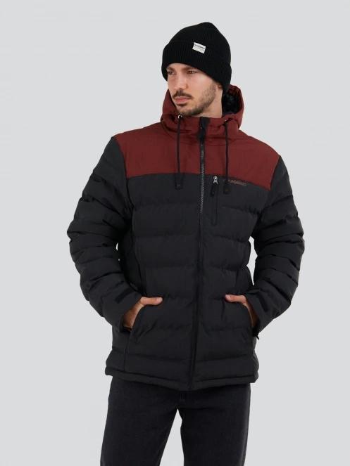geaca matlasata de tranzitie pt. barbati Fundango Passat Padded Jacket rosu 2