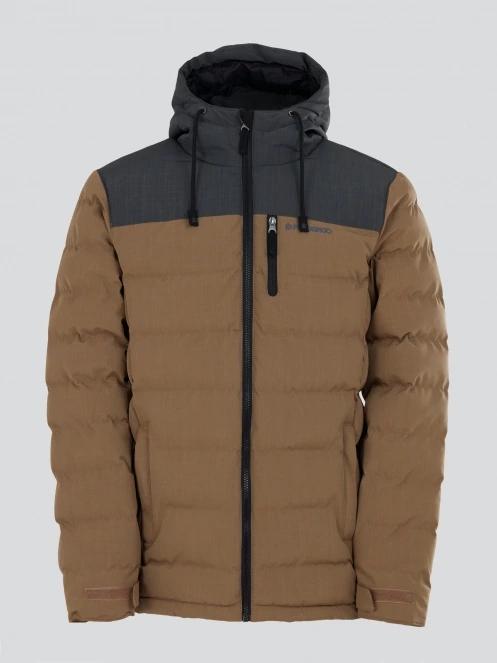 geaca matlasata de tranzitie pt. barbati Fundango Passat Padded Jacket maro 7